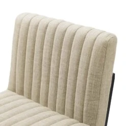 Other Bar Stool In Beige Fabric With Channel Tuftings -Othe Furniture Shop 1500 1500 frame 0 7437