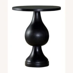 Other Accent Table In Black Stain W/ Round Pedestal -Othe Furniture Shop 1500 1500 frame 0 7514