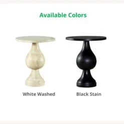 Other Accent Table In Black Stain W/ Round Pedestal -Othe Furniture Shop 1500 1500 frame 0 7515