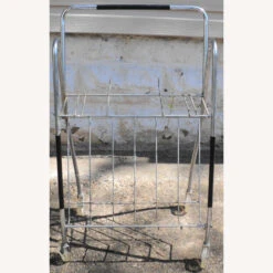 Mid Century Modern Chrome Metal Cart On Wheels -Othe Furniture Shop 1500 1500 frame 0 7577