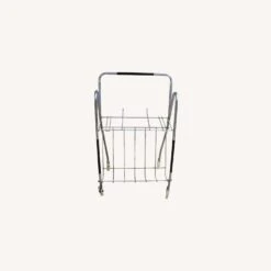 Mid Century Modern Chrome Metal Cart On Wheels -Othe Furniture Shop 1500 1500 frame 0 7579