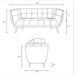 Other Modern Loveseat In Teal Velvet Fabric Upholstery -Othe Furniture Shop 1500 1500 frame 0 7662