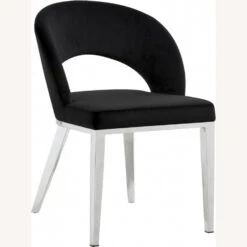 Other Dining Chair In Black Velvet W/ Rounded Back -Othe Furniture Shop 1500 1500 frame 0 7669