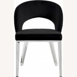 Other Dining Chair In Black Velvet W/ Rounded Back -Othe Furniture Shop 1500 1500 frame 0 7670