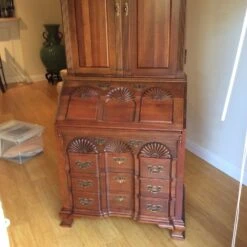 1980's Maddox Solid Cherry Wood Secretary Desk -Othe Furniture Shop 1500 1500 frame 0 7754
