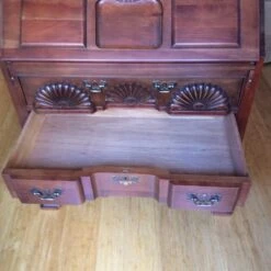 1980's Maddox Solid Cherry Wood Secretary Desk -Othe Furniture Shop 1500 1500 frame 0 7758