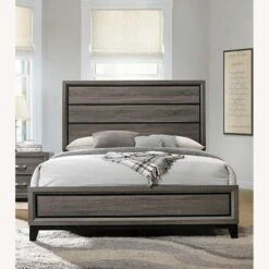 Other Transitional King Bed In Grey Oak Finish 9 Other Transitional King Bed In Grey Oak Finish -Othe Furniture Shop 1500 1500 frame 0 7781