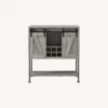 Other Bar Cabinet In Grey Driftwood W/ Two Barn Doors -Othe Furniture Shop 1500 1500 frame 0 7836