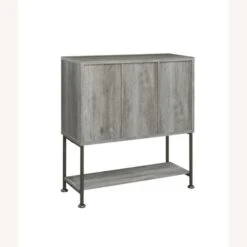 Other Bar Cabinet In Grey Driftwood W/ Two Barn Doors -Othe Furniture Shop 1500 1500 frame 0 7841