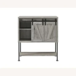 Other Bar Cabinet In Grey Driftwood W/ Two Barn Doors -Othe Furniture Shop 1500 1500 frame 0 7844