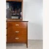 Mid Century Lowboy Dresser With Mounted Mirror