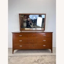 Mid Century Lowboy Dresser With Mounted Mirror -Othe Furniture Shop 1500 1500 frame 0 7853
