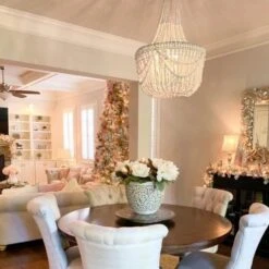 Pottery Barn Francesca Wood Bead Chandelier 9 Pottery Barn Francesca Wood Bead Chandelier -Othe Furniture Shop 1500 1500 frame 0 789