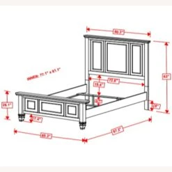Other King Bed In Cottage-Inspired Design White Finish -Othe Furniture Shop 1500 1500 frame 0 7896