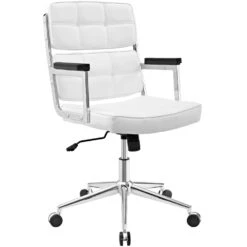 Office Chair In White Dense Foam Padding Finish -Othe Furniture Shop 1500 1500 frame 0 7900