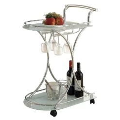 Other Modern Serving Cart In Steel Frame & Frosted Glass Shelves 7 Other Modern Serving Cart In Steel Frame & Frosted Glass Shelves -Othe Furniture Shop 1500 1500 frame 0 7903