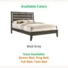 Other Full Bed In Mod Grey Finish W/ Horizontal Slats -Othe Furniture Shop 1500 1500 frame 0 7910