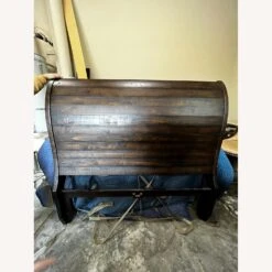 Macy's Walnut Queen Bedframe