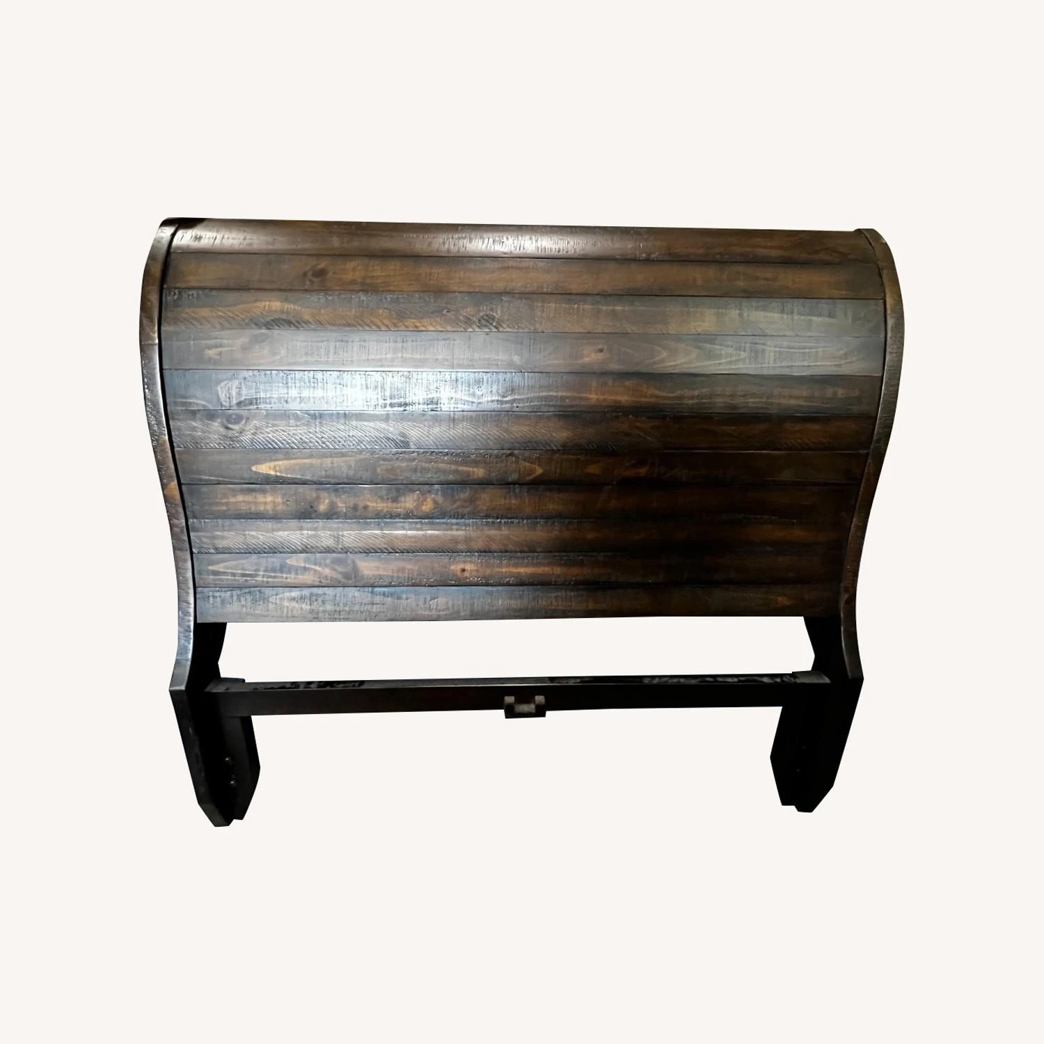 Macy's Walnut Queen Bedframe 6 Macy's Walnut Queen Bedframe - Image 4