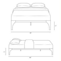 Other Queen Bed In Silver Sturdy Steel Frame Finish -Othe Furniture Shop 1500 1500 frame 0 8006
