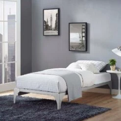 Other Queen Bed In Silver Sturdy Steel Frame Finish -Othe Furniture Shop 1500 1500 frame 0 8007
