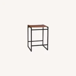 Pottery Barn Hardy Backless Leather Counter Stool -Othe Furniture Shop 1500 1500 frame 0 8056