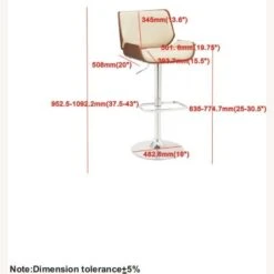 Other Bar Stool In Walnut & Ecru Fabric Finish 10 Other Bar Stool In Walnut & Ecru Fabric Finish -Othe Furniture Shop 1500 1500 frame 0 8087