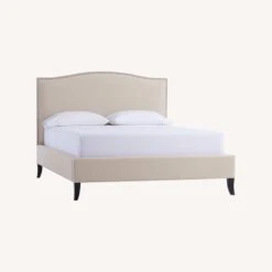 Crate & Barrel Colette Queen Upholstered Bed 52.5" -Othe Furniture Shop 1500 1500 frame 0 8093