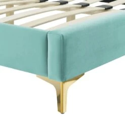 Other King Bed In Mint Velvet W/ Button Tufting Finish 23 Other King Bed In Mint Velvet W/ Button Tufting Finish -Othe Furniture Shop 1500 1500 frame 0 8176