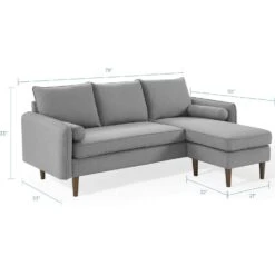 Other Sectional Sofa In Light Gray W/ Dense Foam Padding -Othe Furniture Shop 1500 1500 frame 0 8181