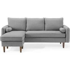 Other Sectional Sofa In Light Gray W/ Dense Foam Padding -Othe Furniture Shop 1500 1500 frame 0 8183