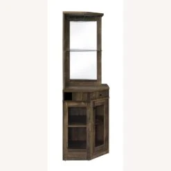 Other Corner Bar Cabinet In Rustic Oak & Clear Glass -Othe Furniture Shop 1500 1500 frame 0 8190