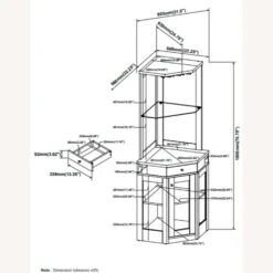 Other Corner Bar Cabinet In Rustic Oak & Clear Glass -Othe Furniture Shop 1500 1500 frame 0 8194