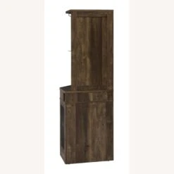 Other Corner Bar Cabinet In Rustic Oak & Clear Glass -Othe Furniture Shop 1500 1500 frame 0 8200