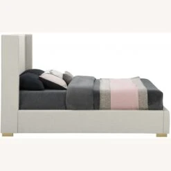 Other Full Bed In Beige Linen Textured Fabric Upholstery -Othe Furniture Shop 1500 1500 frame 0 8224