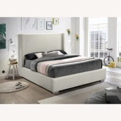 Other Full Bed In Beige Linen Textured Fabric Upholstery -Othe Furniture Shop 1500 1500 frame 0 8233