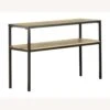 Other Console Table In Natural Wood & Black Metal Finish -Othe Furniture Shop 1500 1500 frame 0 8242