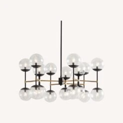 Pottery Barn Reese Metal Round Chandelier