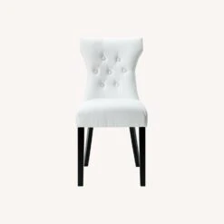 Other Modern Dining Chair In White Vinyl Upholstery -Othe Furniture Shop 1500 1500 frame 0 8278