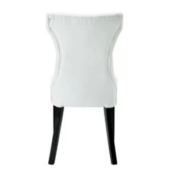 Other Modern Dining Chair In White Vinyl Upholstery -Othe Furniture Shop 1500 1500 frame 0 8283
