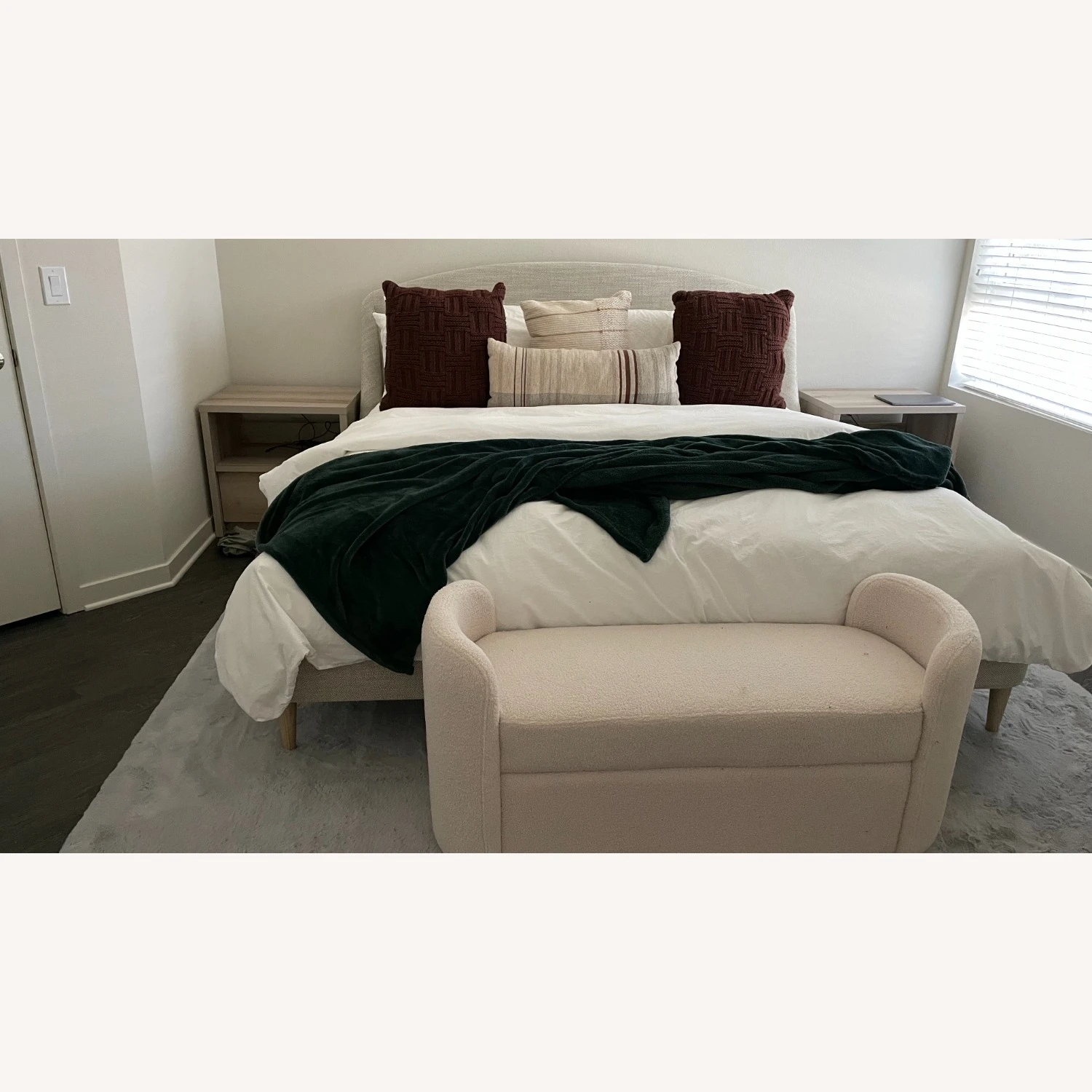 Crate & Barrel Lafayette King Bed 5 Crate & Barrel Lafayette King Bed - Image 3