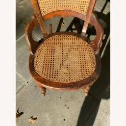 Antique Burl Wood Carved Caned Rocker -Othe Furniture Shop 1500 1500 frame 0 8312