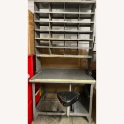 French Post Office Mail Table With Seat & Ladder -Othe Furniture Shop 1500 1500 frame 0 8321