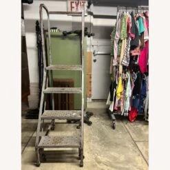 French Post Office Mail Table With Seat & Ladder -Othe Furniture Shop 1500 1500 frame 0 8325