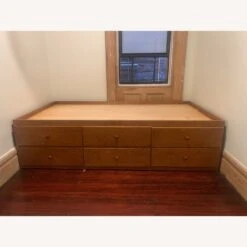 Gothic Cabinet Craft Twin Storage Bed Pine Wood