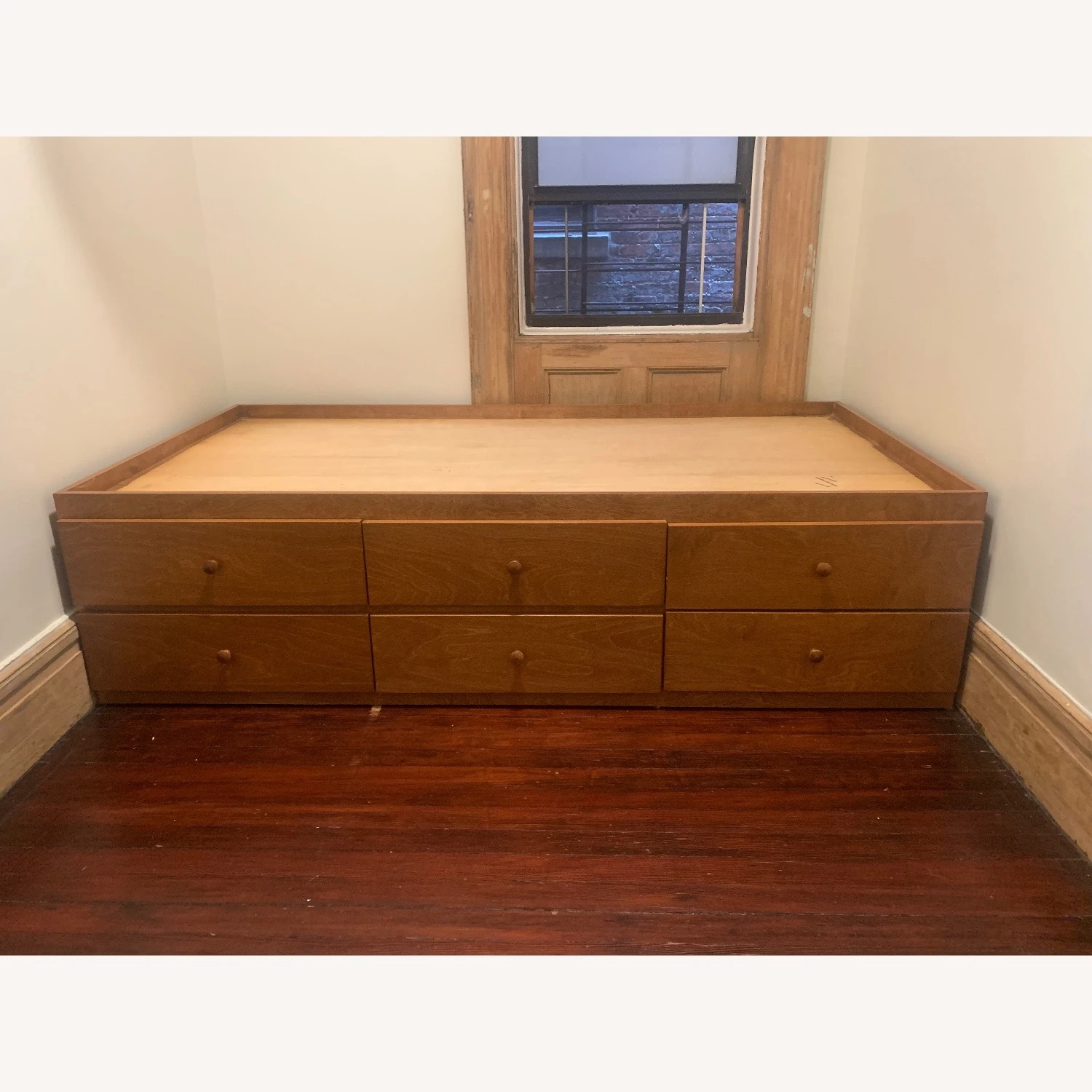 Gothic Cabinet Craft Twin Storage Bed Pine Wood 4 Gothic Cabinet Craft Twin Storage Bed Pine Wood - Image 2