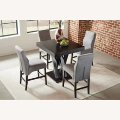 Other Counter Height Stool Upholstered In Grey Fabric -Othe Furniture Shop 1500 1500 frame 0 8353