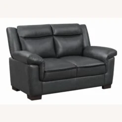 Other Loveseat In Gray Faux Leather Upholstery -Othe Furniture Shop 1500 1500 frame 0 8399