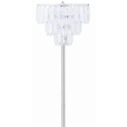 Other Floor Lamp W/ Chrome Stand & Crystal Shade -Othe Furniture Shop 1500 1500 frame 0 843