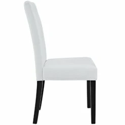Other Modern Dining Chair In White W/ Hardwood Legs -Othe Furniture Shop 1500 1500 frame 0 8564